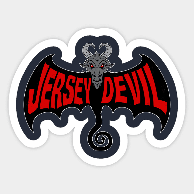 Jersey Devil Sticker by blairjcampbell